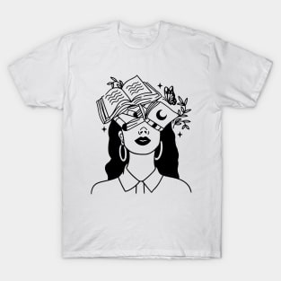 A Bookworm and Astrology Enthusiast T-Shirt